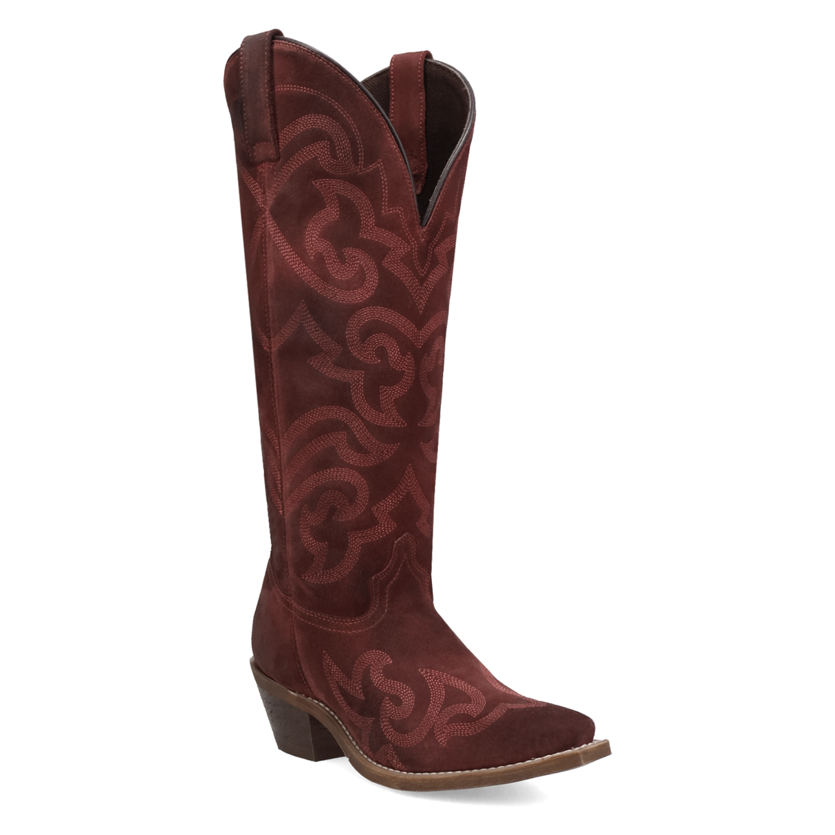Laredo Sierra Rose - Botas vaqueras de ante para mujer