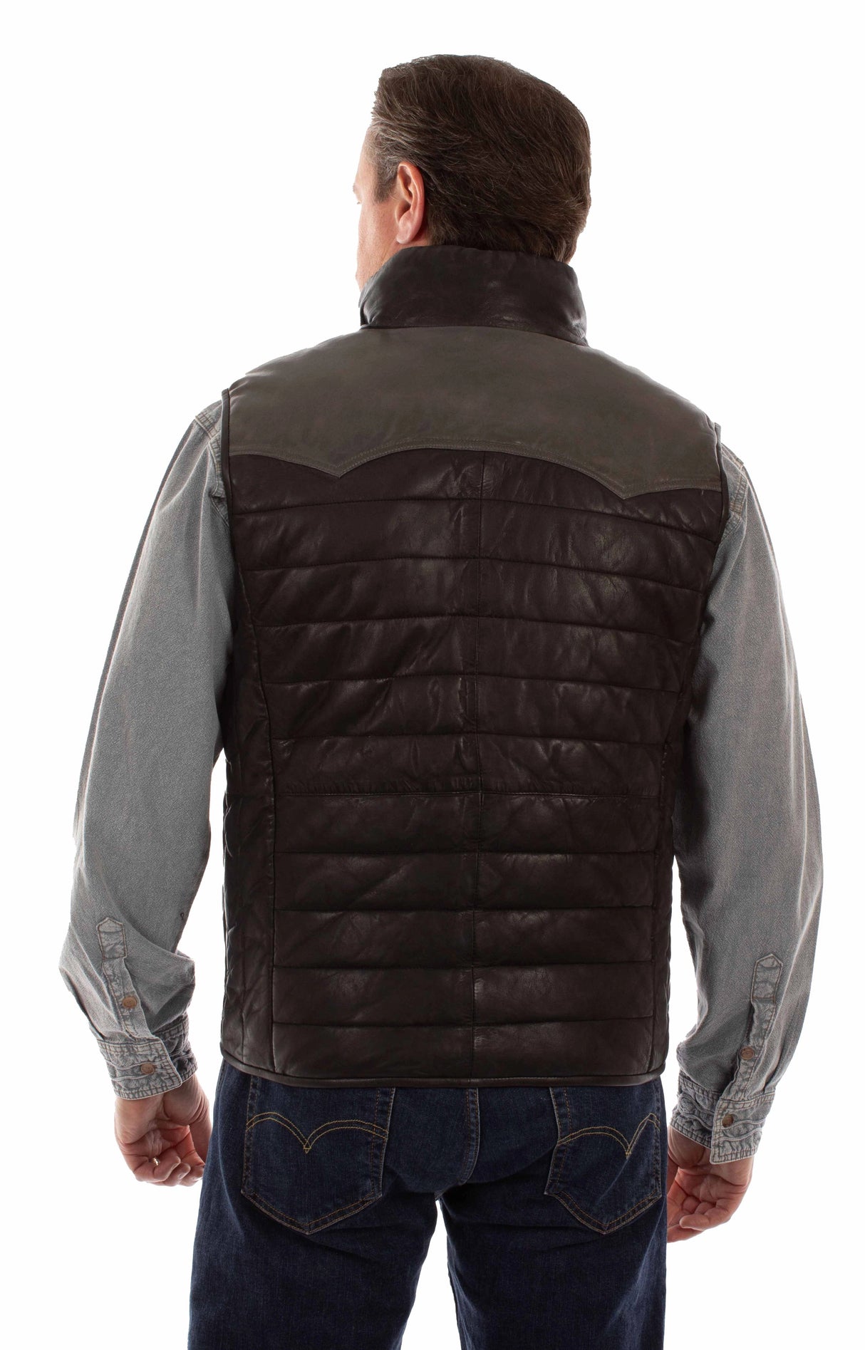 Scully Casper (piel 2043) – Chaleco para hombre