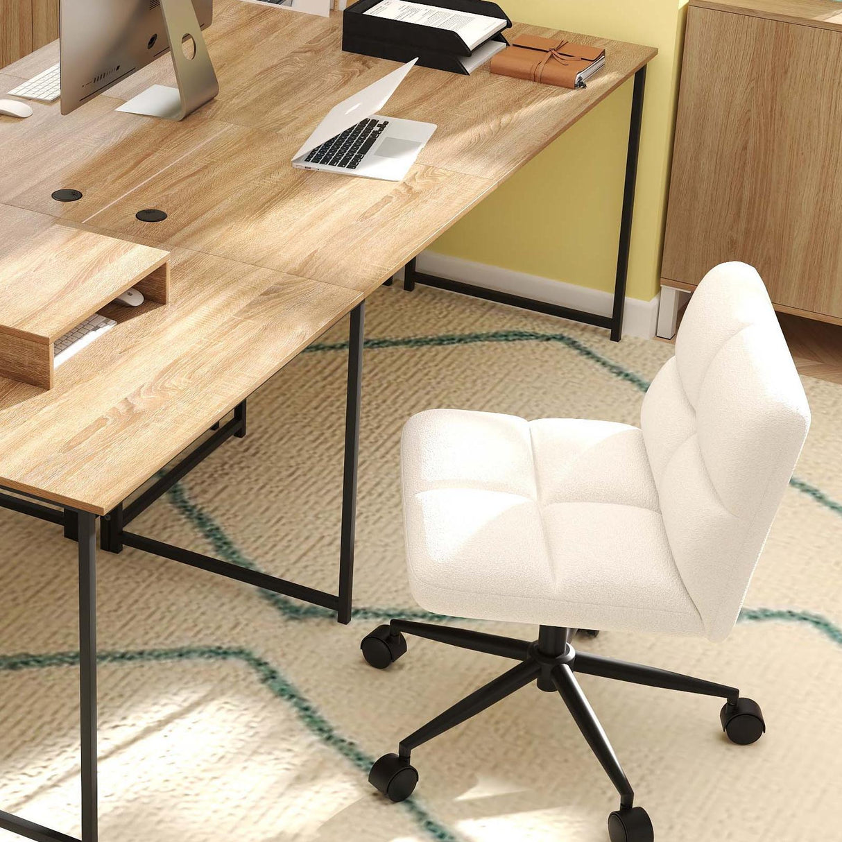 Ergo Comfort con Suite de Almacenamiento: Paquete Inteligente de Oficina 6 en 1