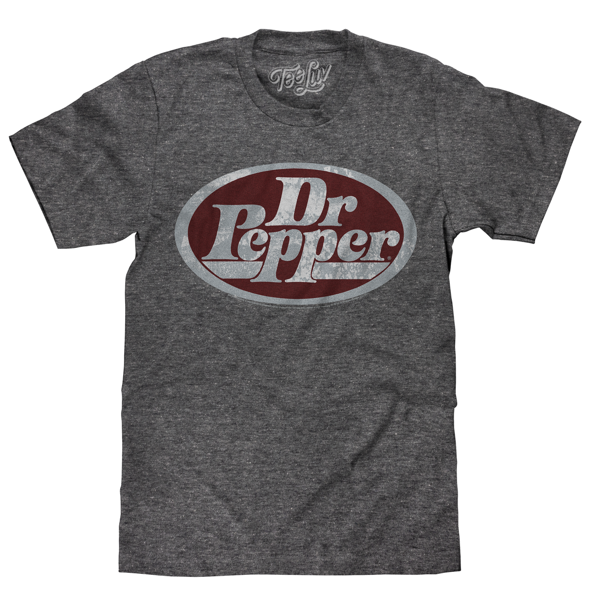 Dr Pepper Oval Logo T-Shirt - Gray