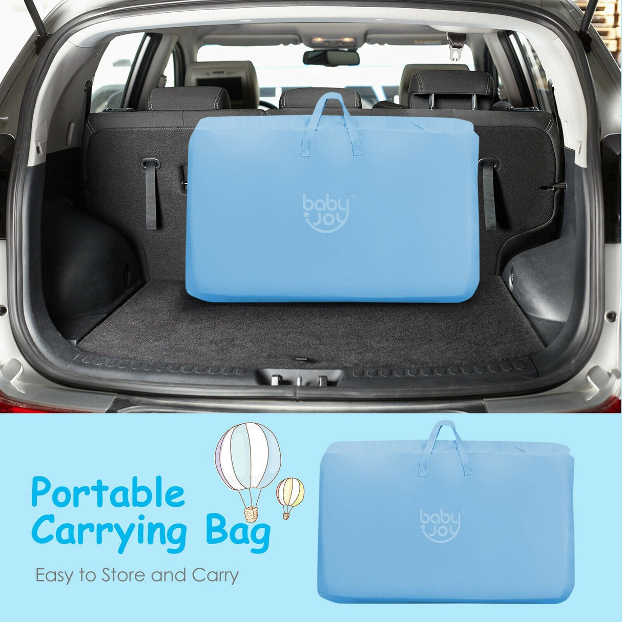Cuna Moisés Portátil de Viaje para Bebés con Bolsa de Transporte