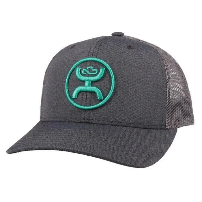 Gorra trucker HOOey "O Classic" (gris/verde azulado)