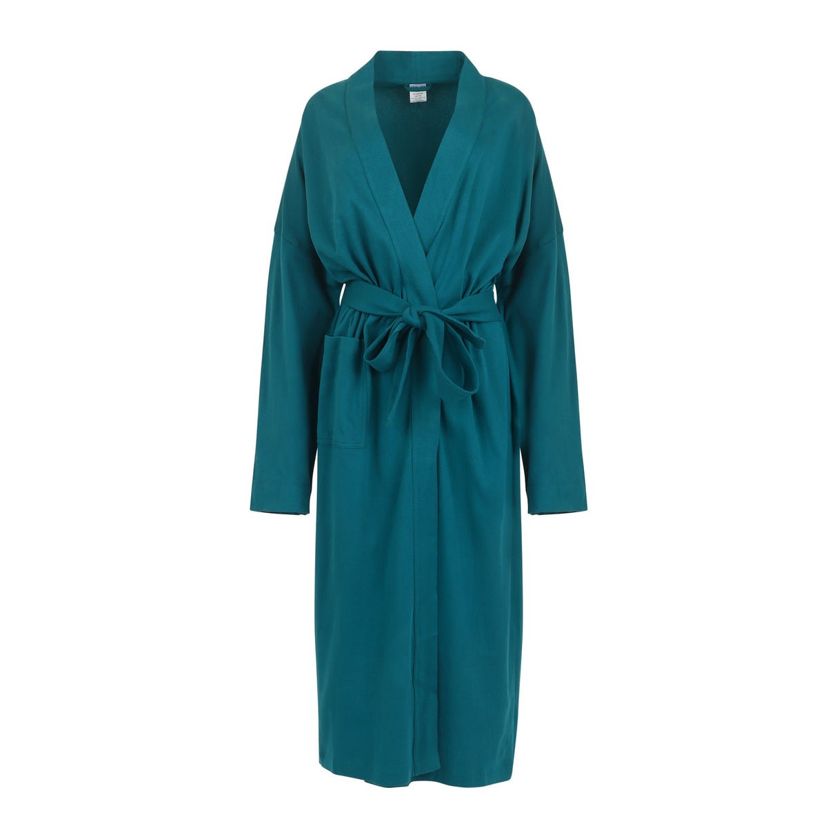 Bata de kimono de algodón orgánico tejido