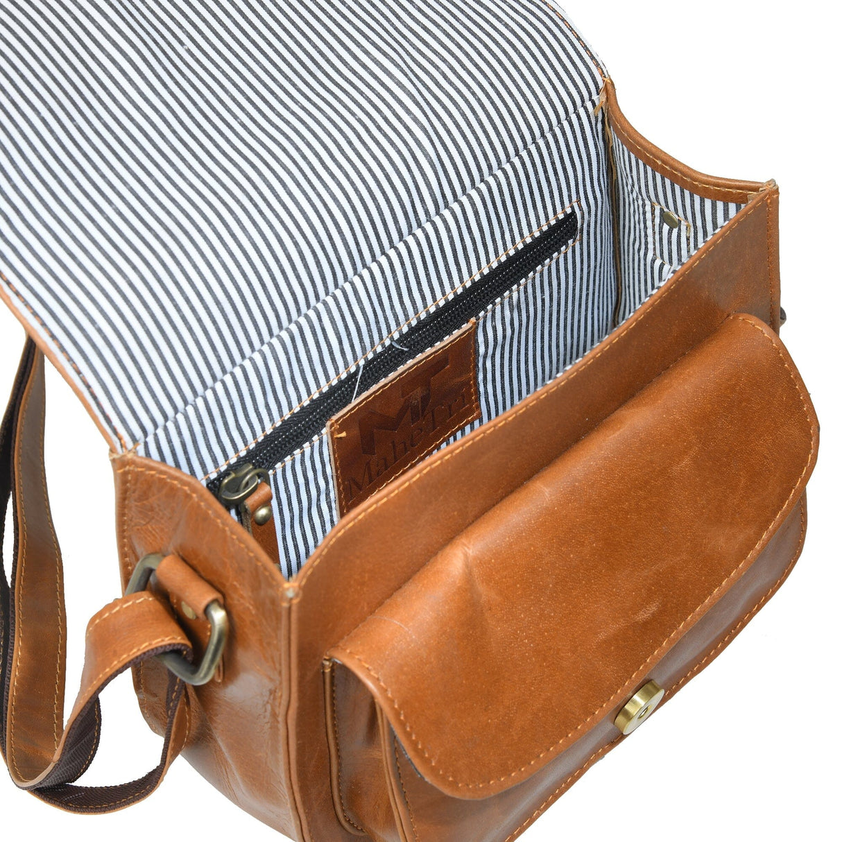 El bolso satchel Molina - Marrón camel