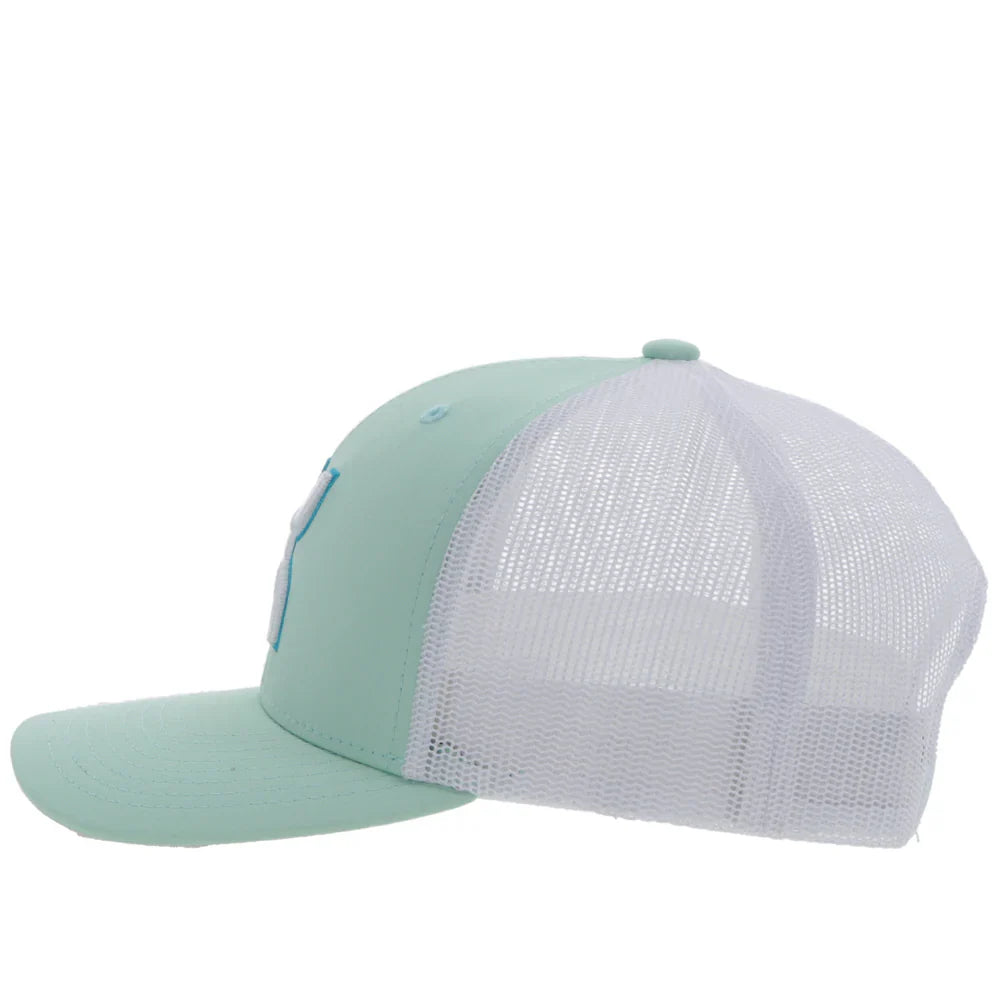 Gorra camionera HOOey "Sterling" (Menta/Blanco)