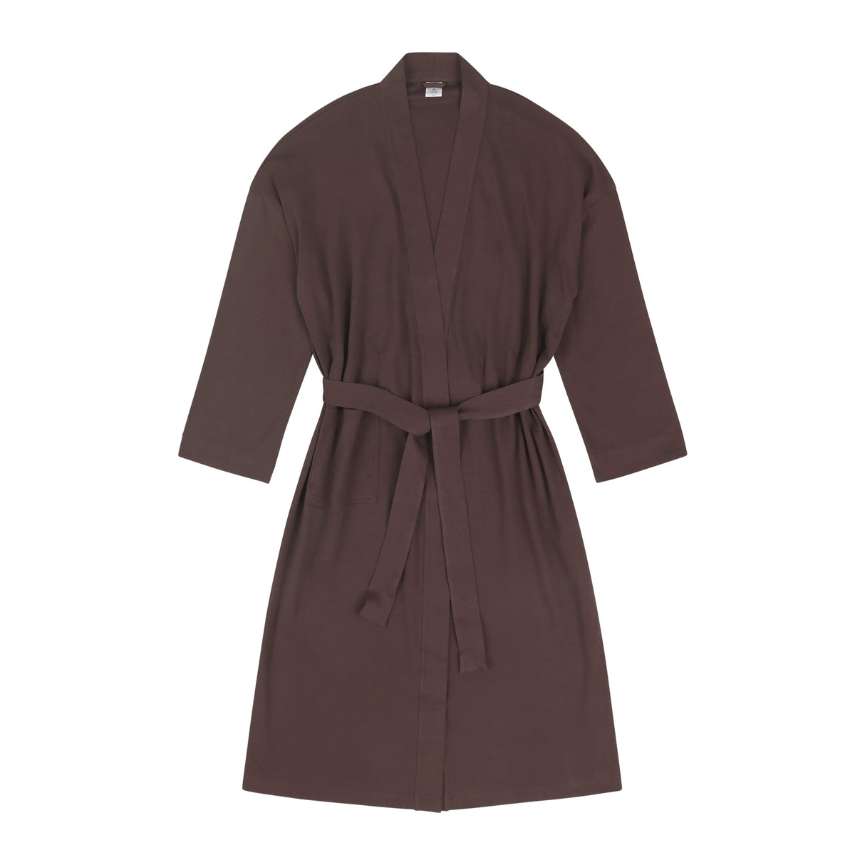 Bata de kimono de algodón orgánico tejido