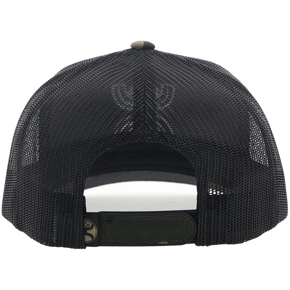 HOOey Texican Camo ( Black/Brown/Green ) - Trucker Cap