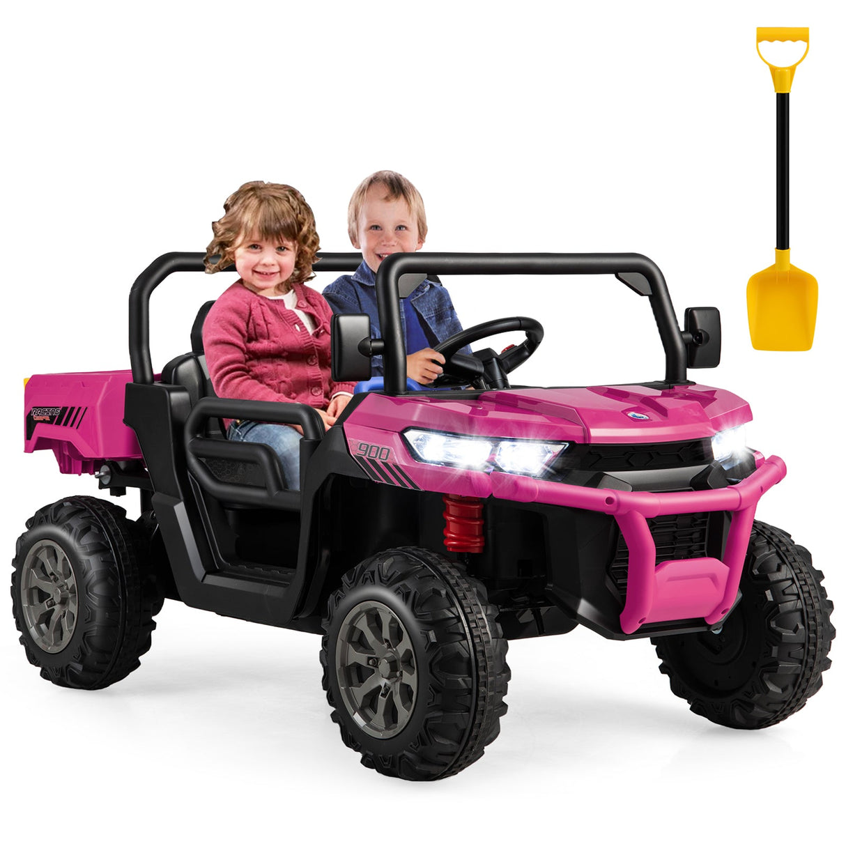 Coche Eléctrico de 24 V para Niños con Volquete y Control Remoto