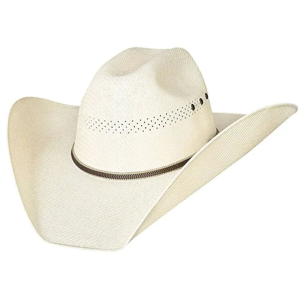 Sombrero de vaquero de paja Bullhide Justin Moore Bait A Hook - (50X)