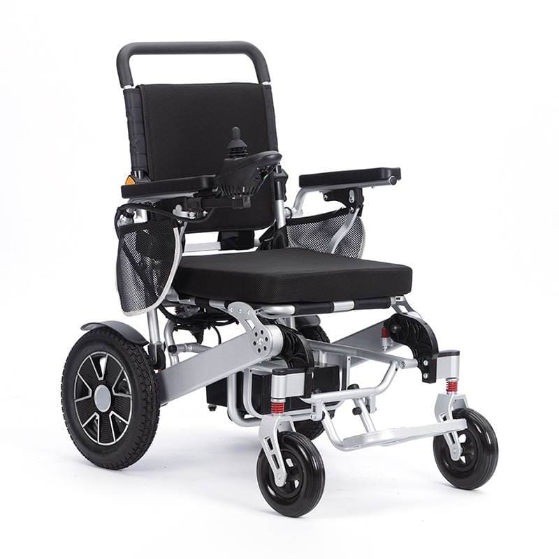 Silla de ruedas eléctrica con asiento de 18 pulgadas de ancho