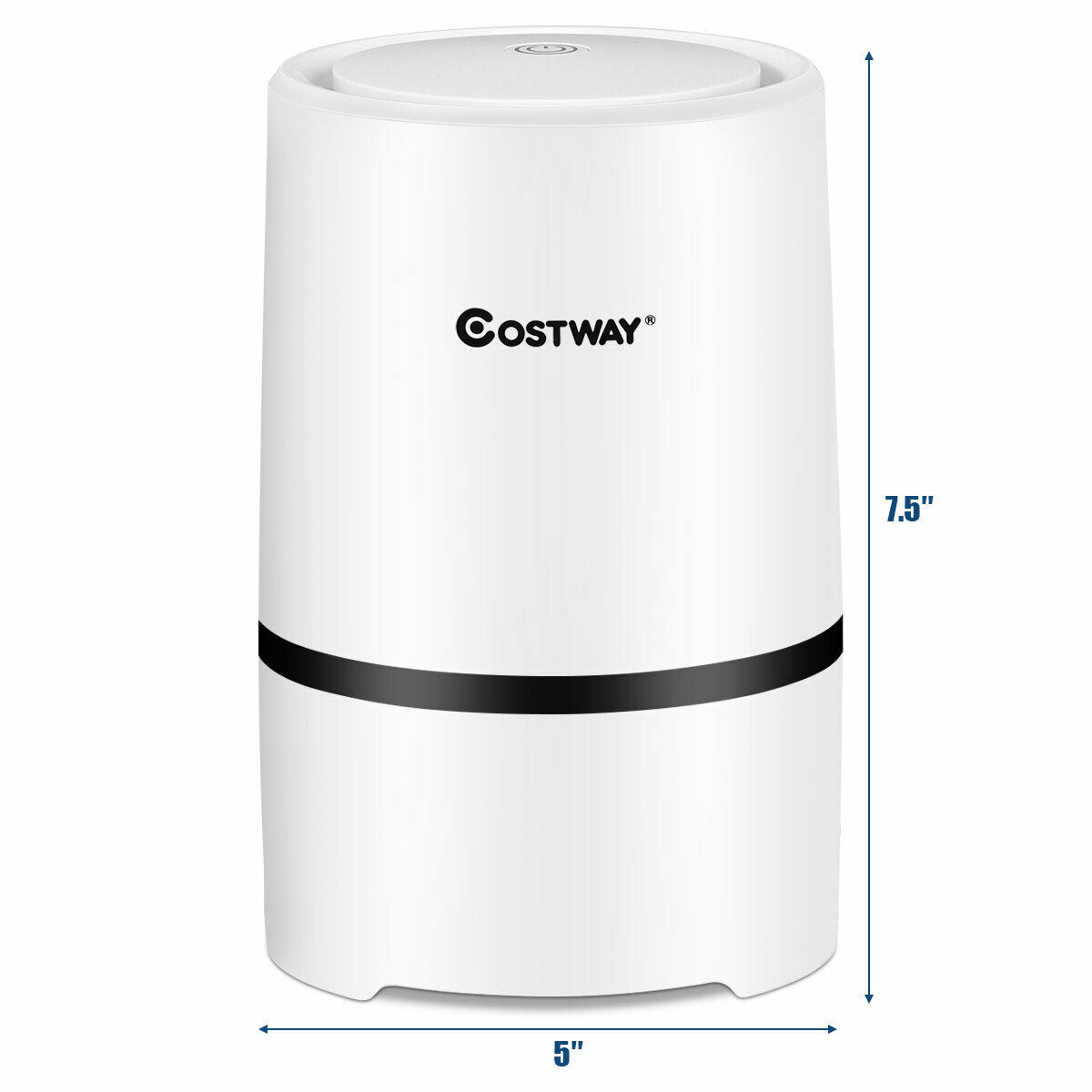 Purificador de aire HEPA compuesto 3 en 1 iónico mini