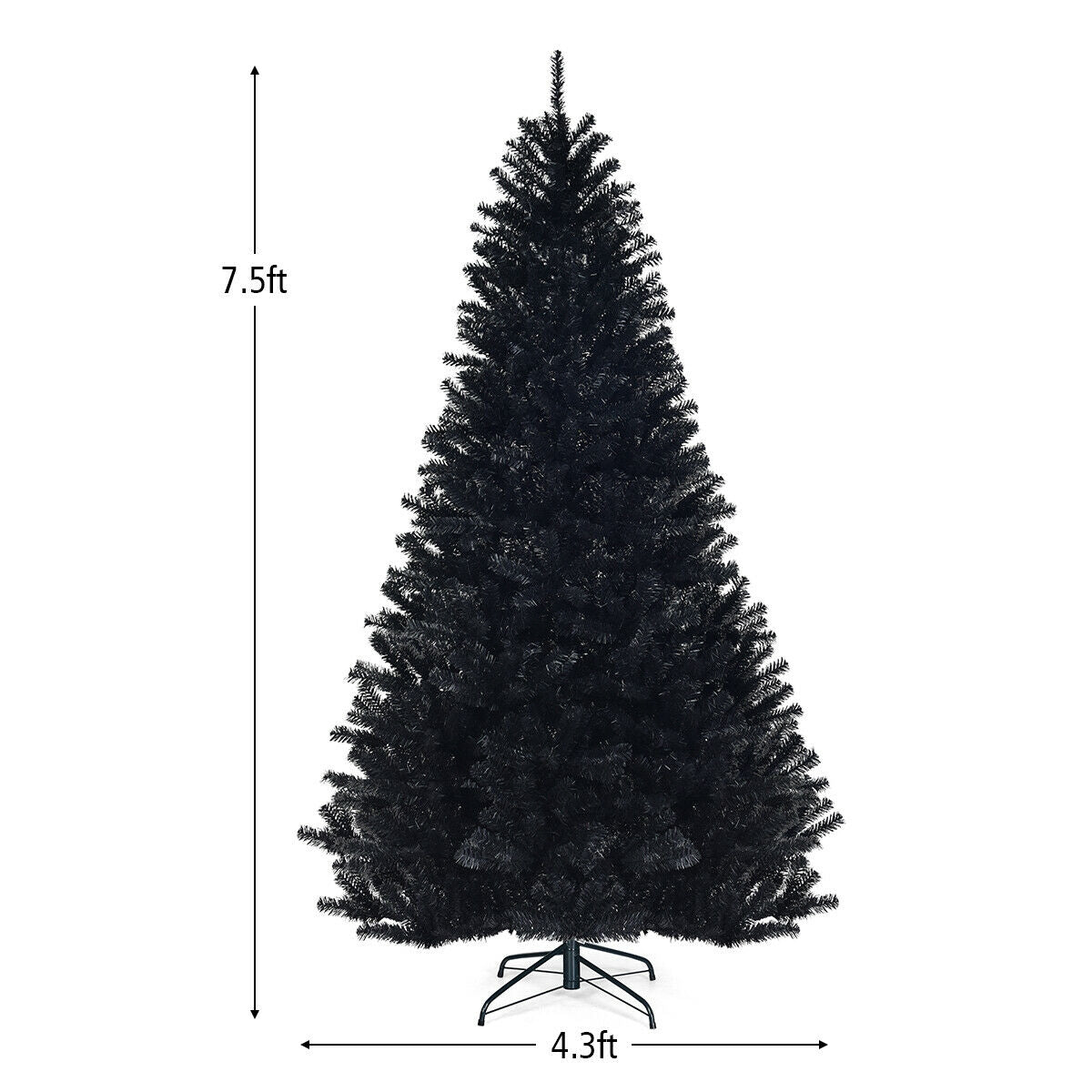 Árbol de Navidad/Halloween Artificial Plegable de 2.29 Metros