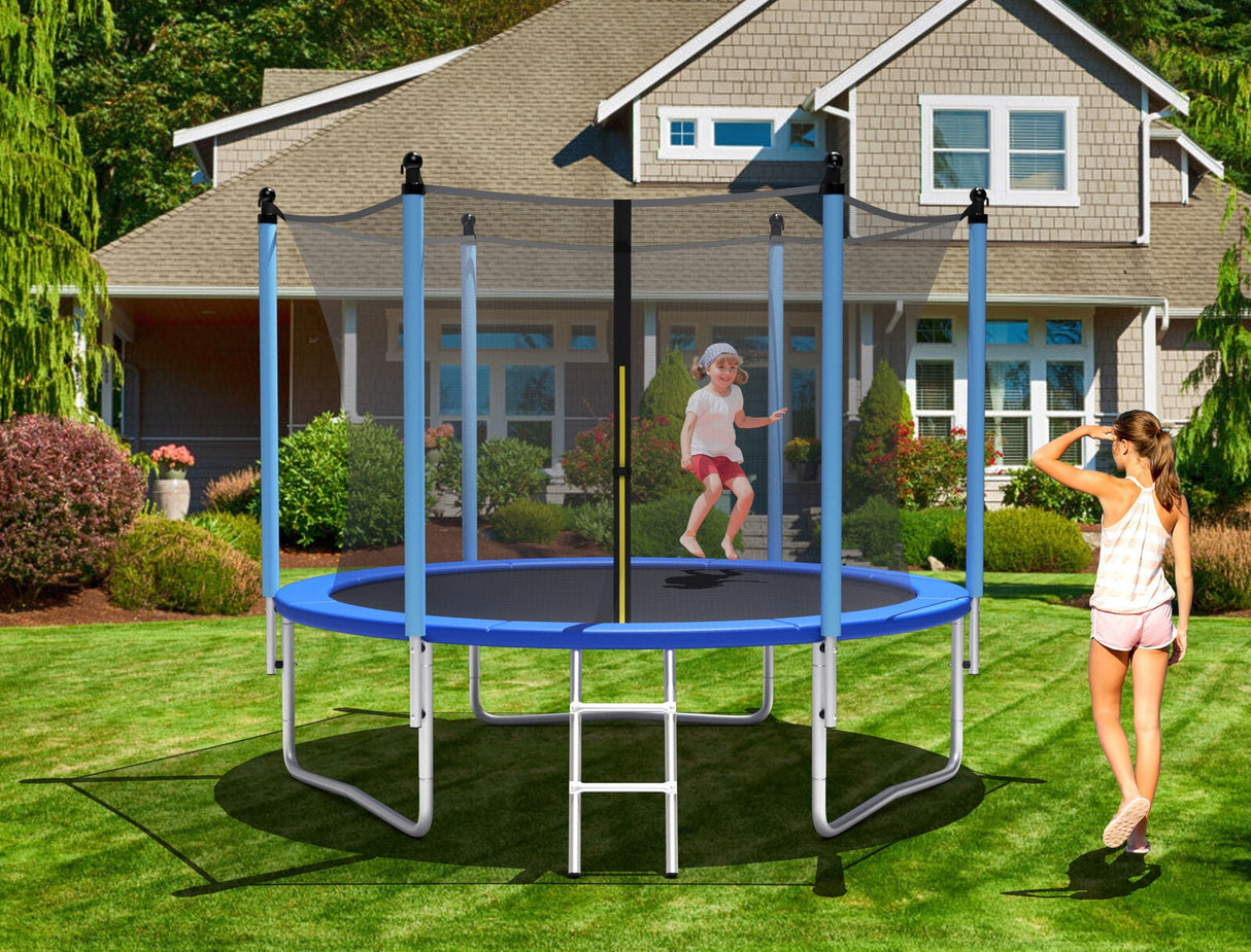 Trampolín exterior con red de seguridad-3 m
