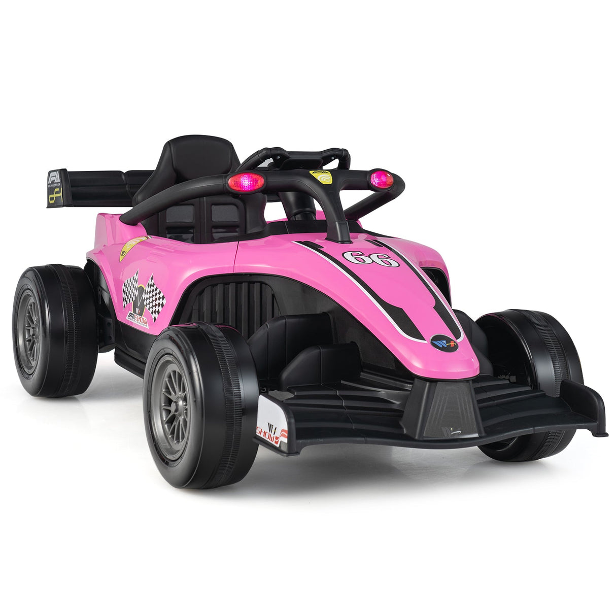 Coche de carreras eléctrico de Fórmula para niños de 12 V con control remoto