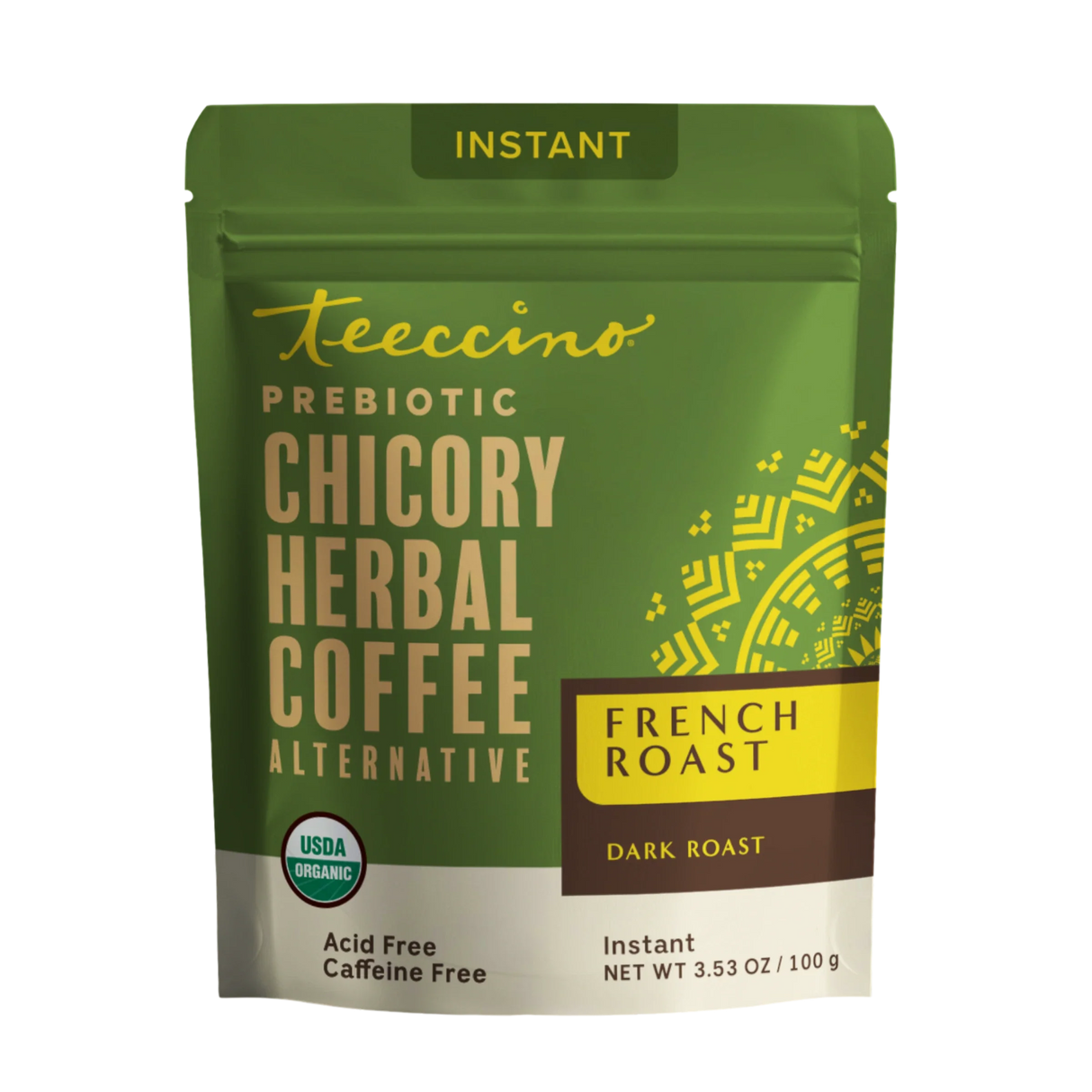 Café de hierbas instantáneo de tueste francés