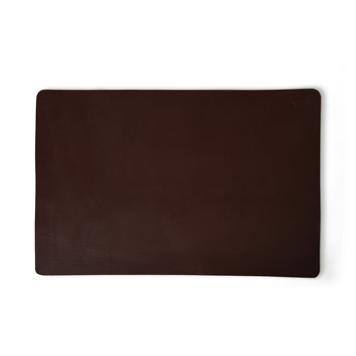 Alfombrilla de escritorio y ratón de cuero Espresso Elegance