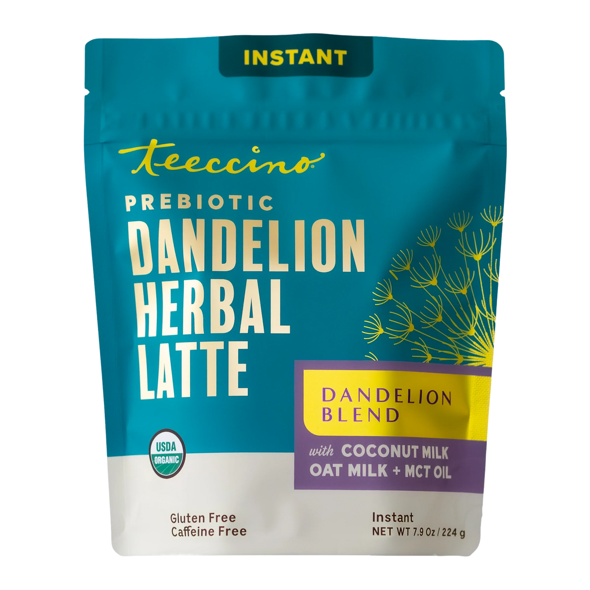 Café con leche de diente de león instantáneo
