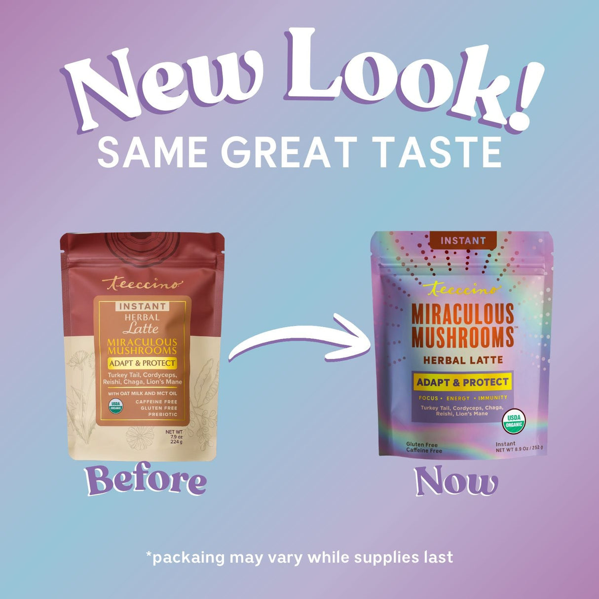 Miraculous Mushrooms® Adapt & Protect Instant Herbal Latte