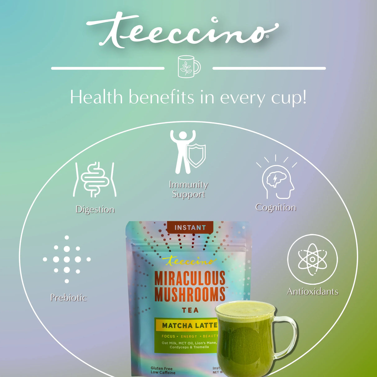 Matcha Latte Miraculous Mushrooms®