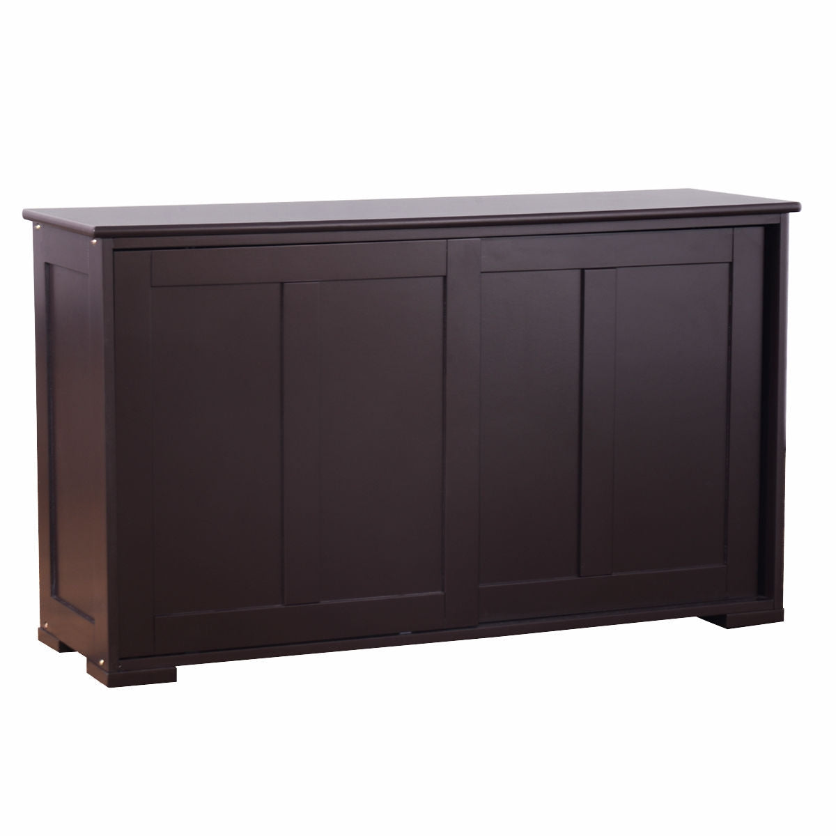 Mueble de cocina con puerta corrediza de madera