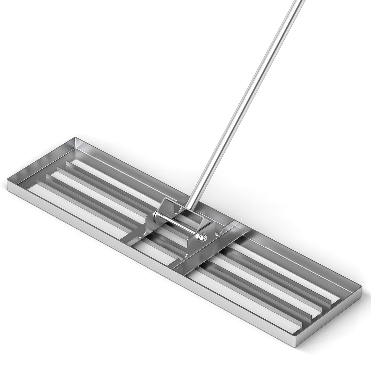36 x 10 Inch Lawn Leveling Rake with Ergonomic Handle