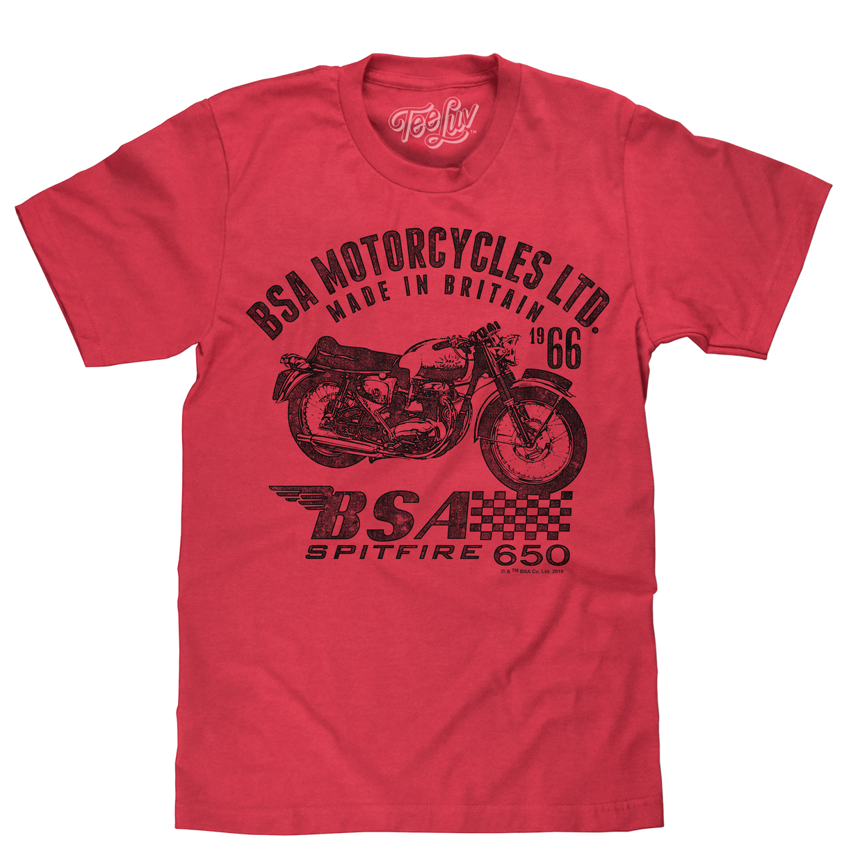 BSA Spitfire T-Shirt - Red