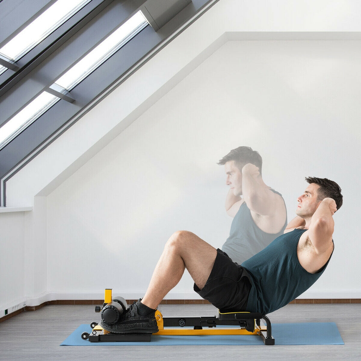 Equipo de fitness de sentadillas multifuncional 8 en 1 para gimnasio en casa