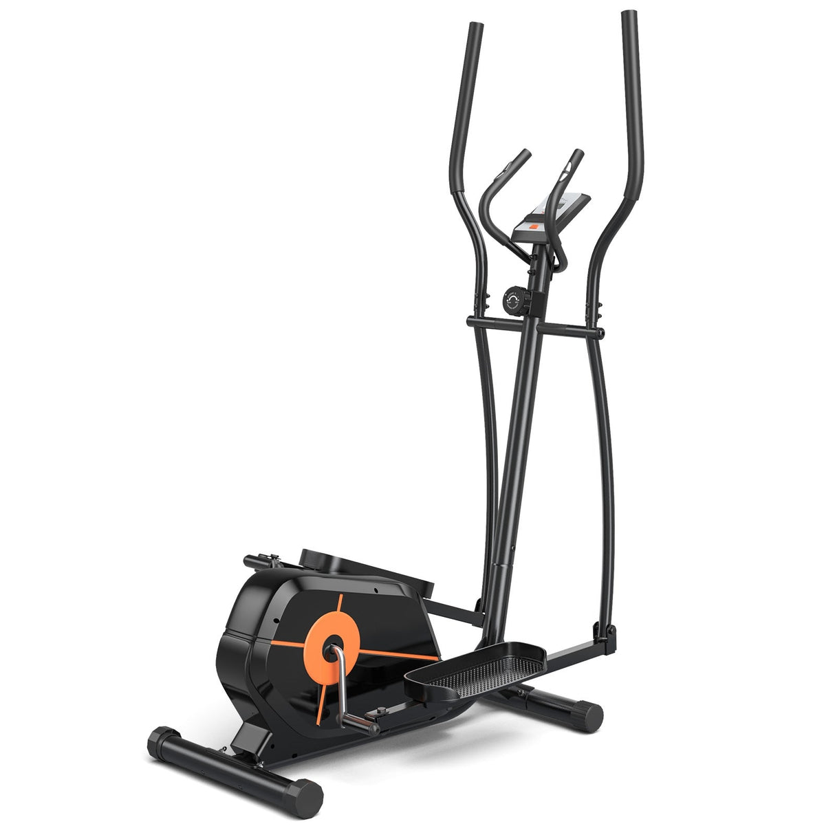 Máquina Elíptica de Ejercicio con Resistencia Magnética y Monitor LCD