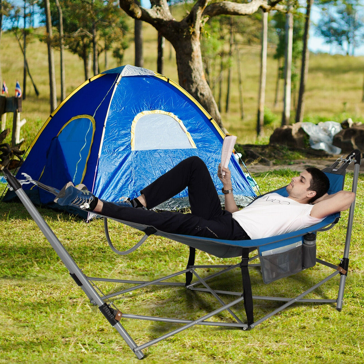 Hamaca Plegable Portátil con Soporte
