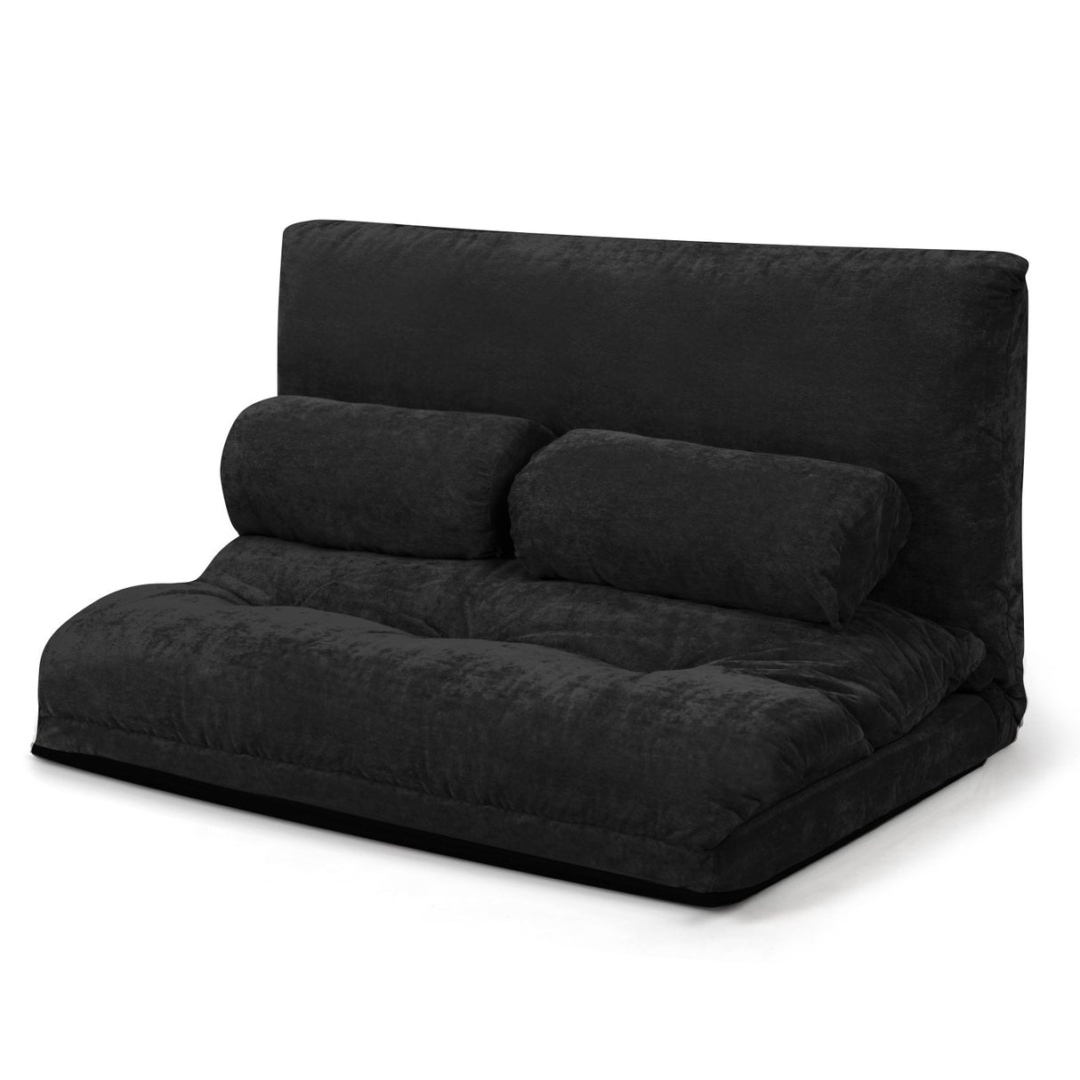 Sofá cama reclinable de 6 posiciones con 2 almohadas