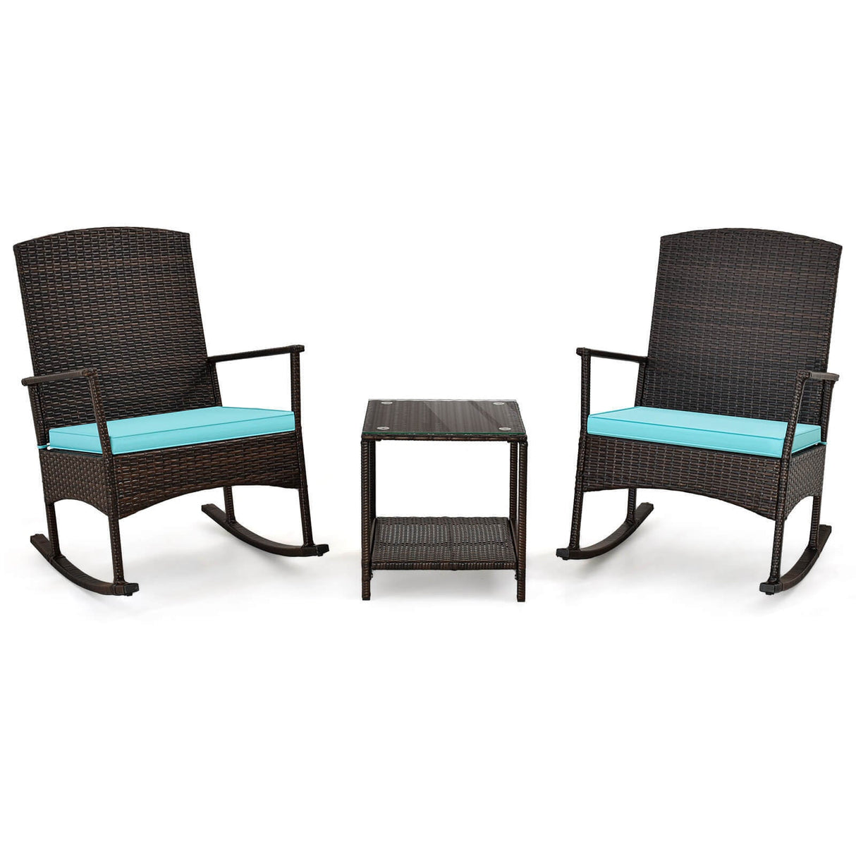 3 Piece Patio Rocking