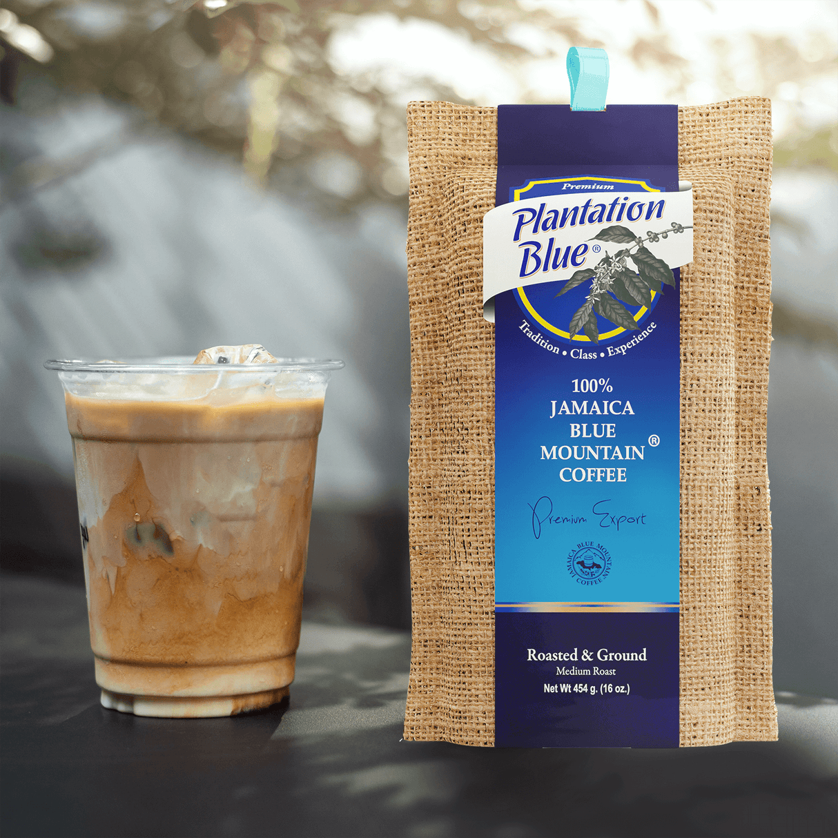 Plantation Blue® Jamaica Blue Mountain Coffee (16 oz - roasted and ground)
