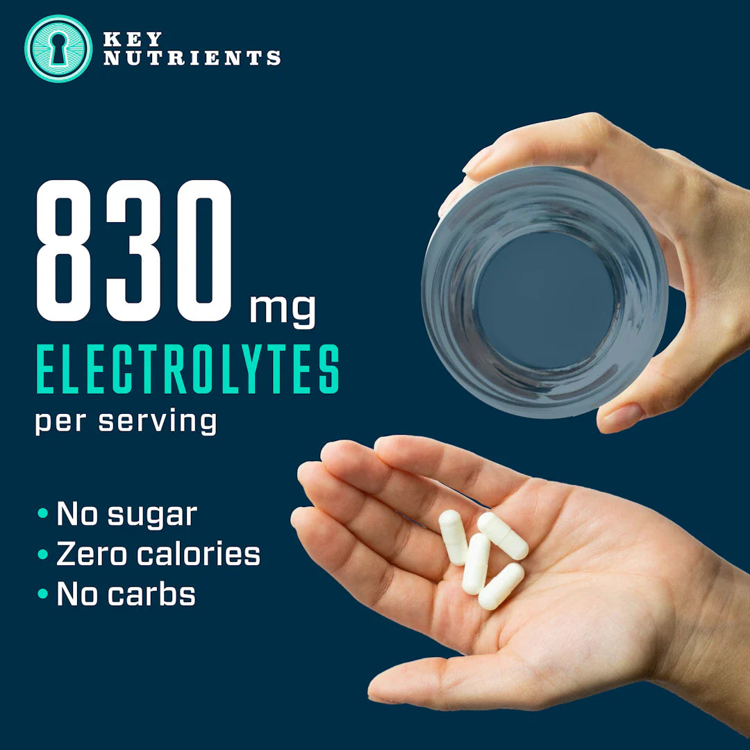 Pastillas de hidratación con electrolitos (en cápsulas)