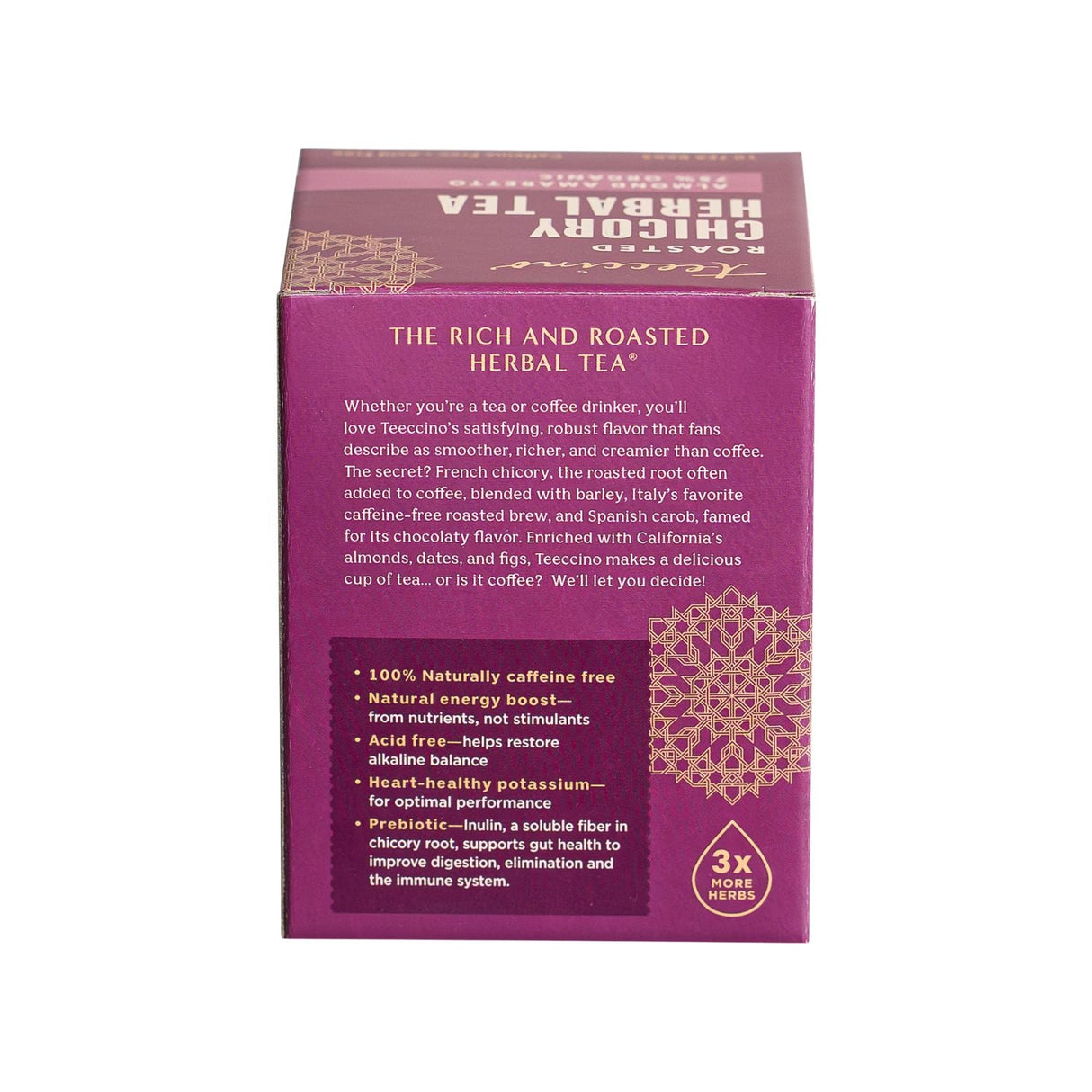 Té de hierbas tostado de almendra amaretto