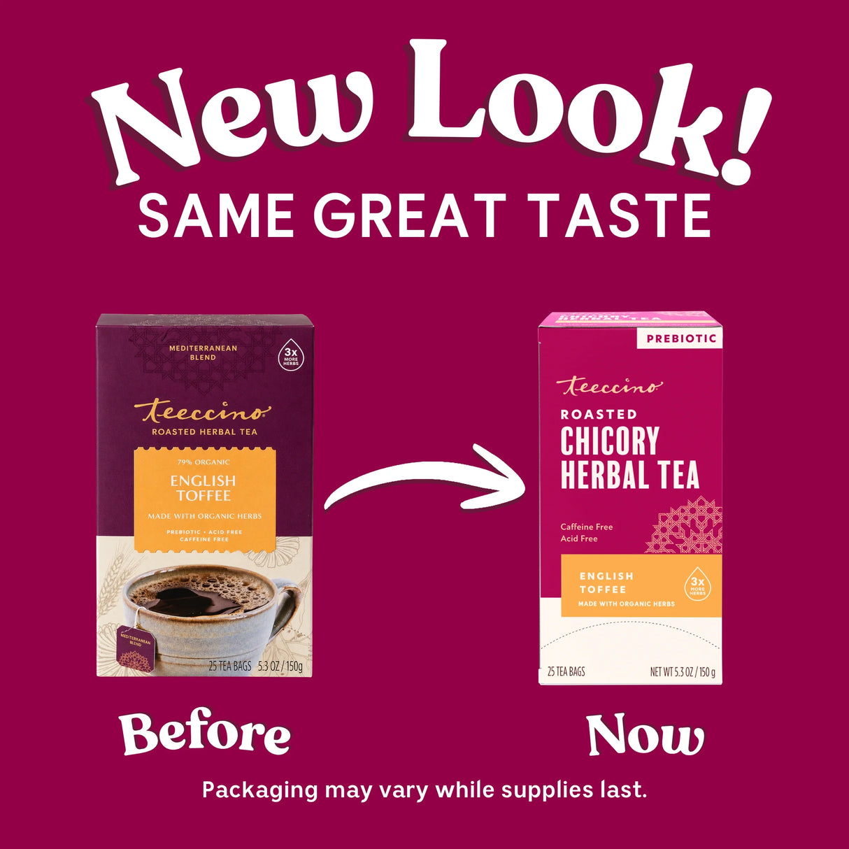 Té Herbal Tostado Sabor Toffee Inglés
