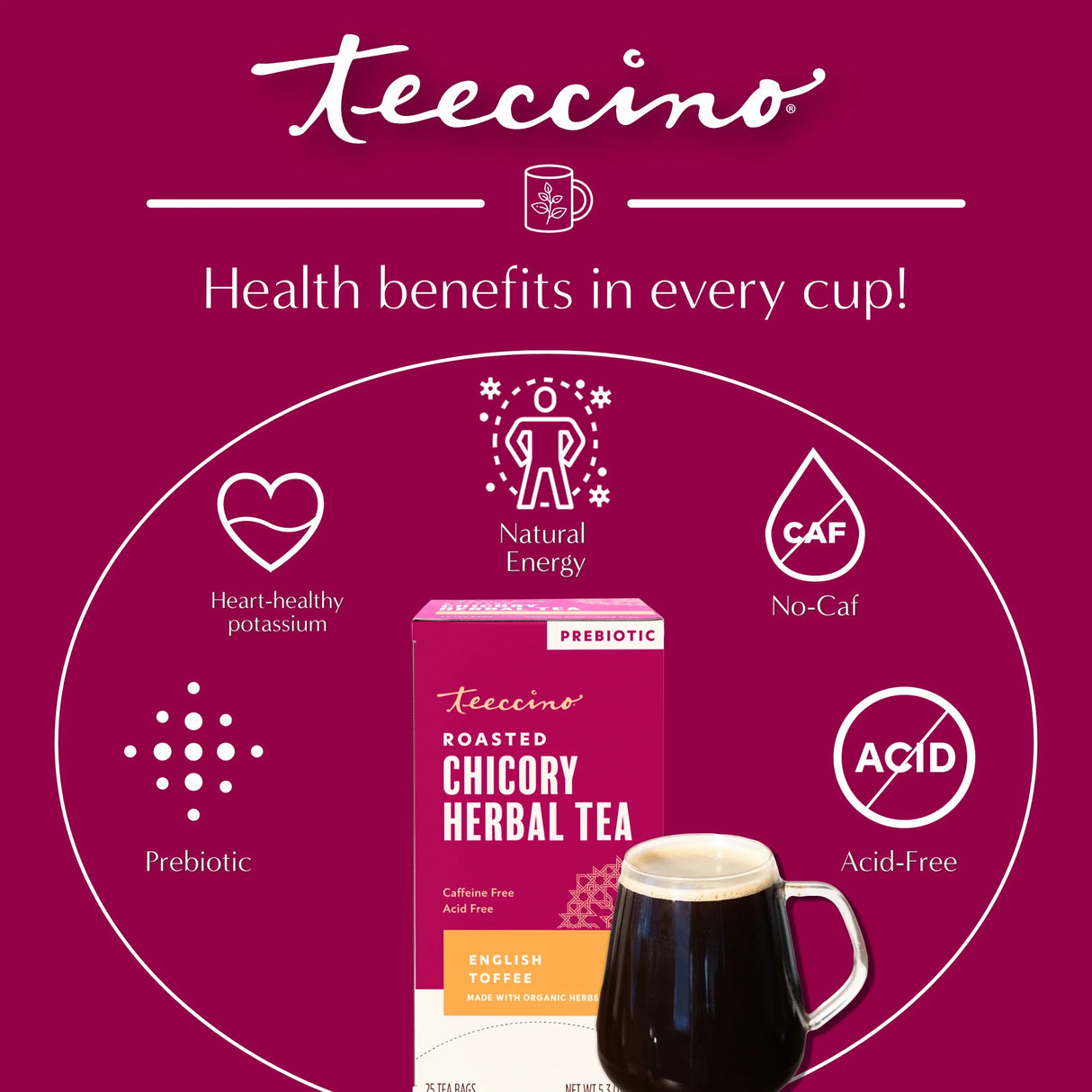 Té Herbal Tostado Sabor Toffee Inglés
