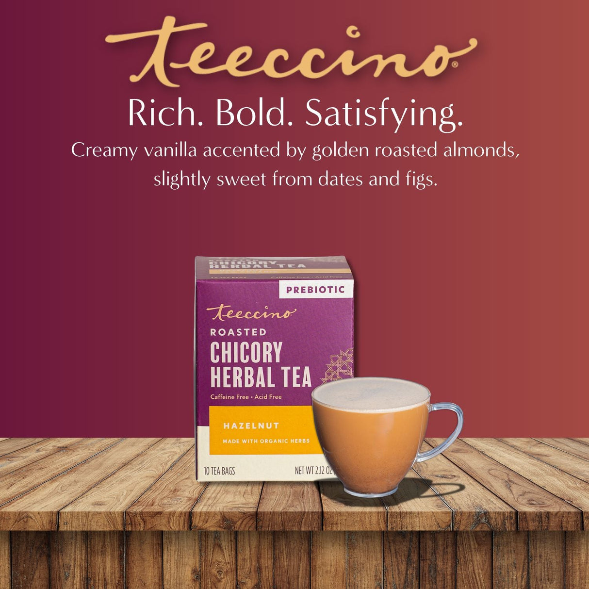 Té de hierbas tostado de avellana