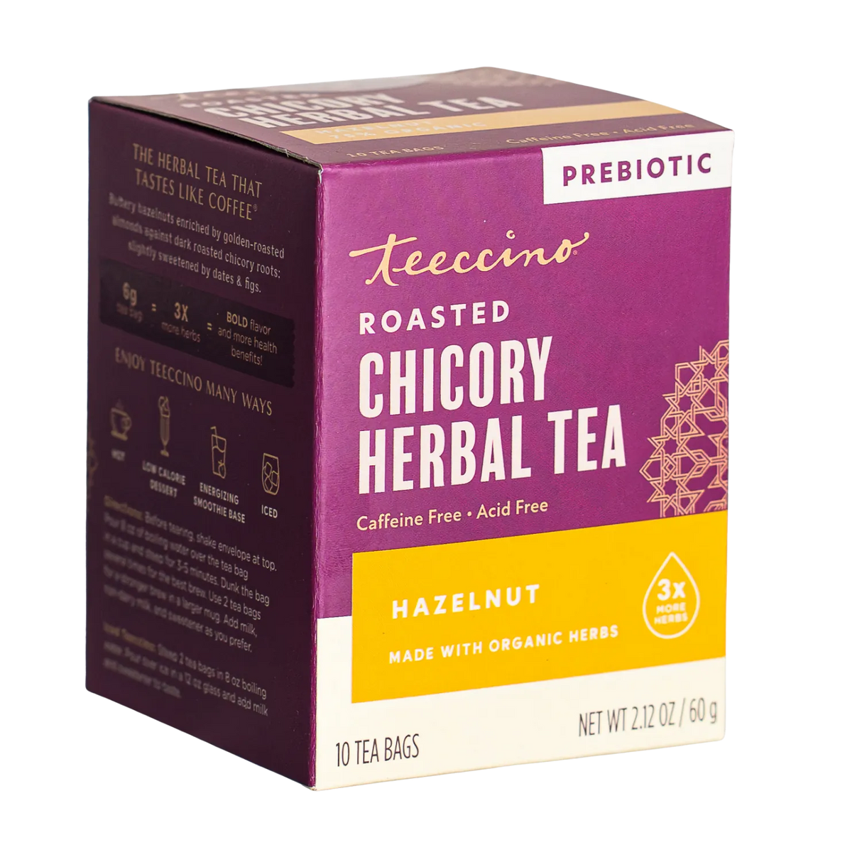 Té de hierbas tostado de avellana