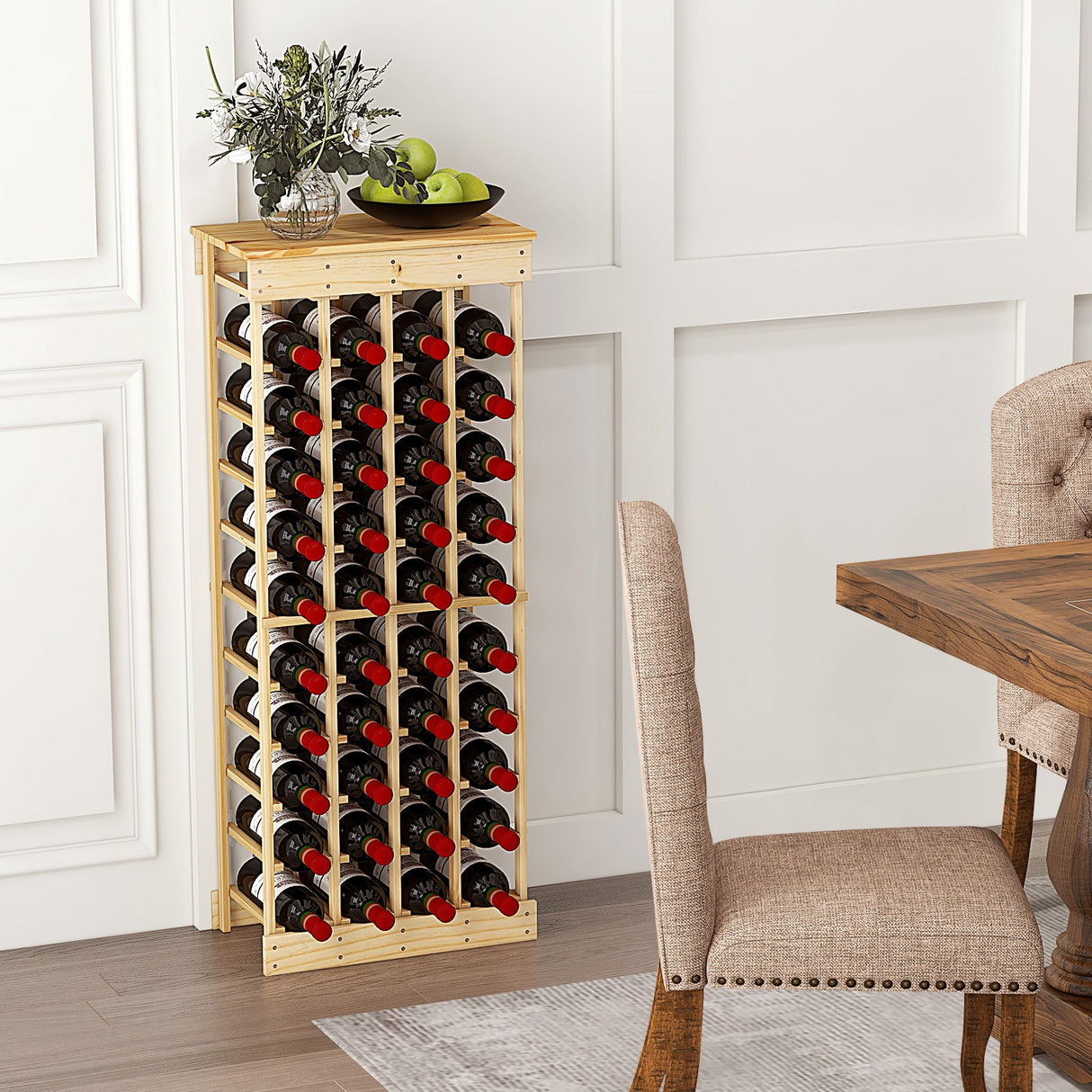 Botellero modular para 40 botellas