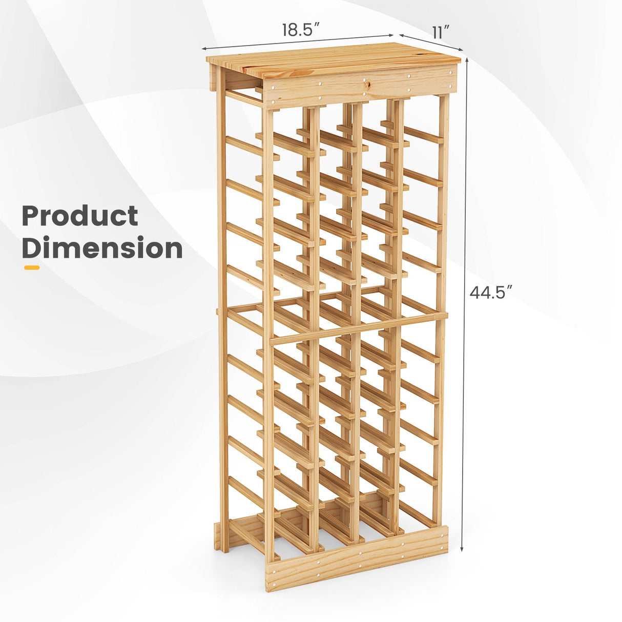 Botellero modular para 40 botellas
