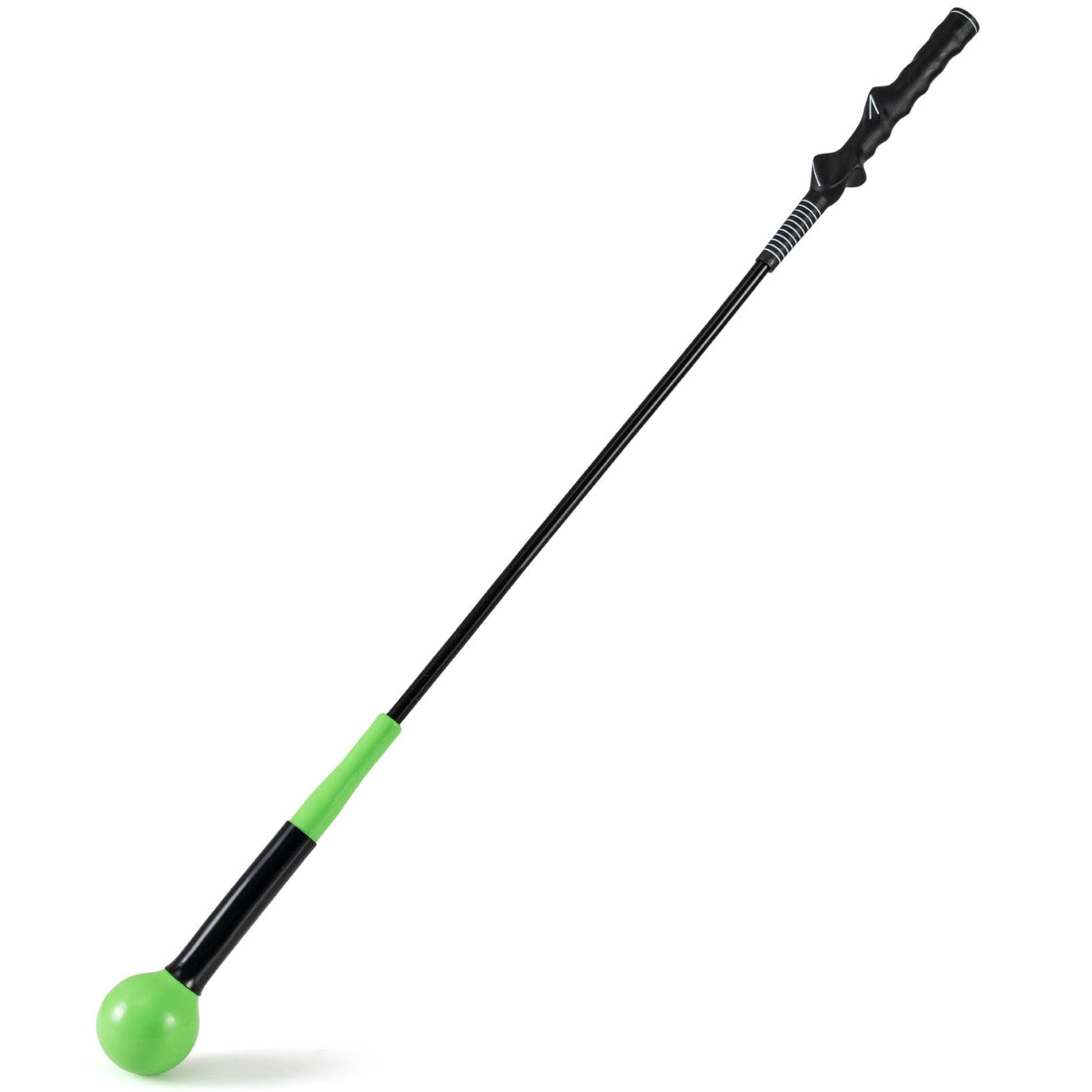 Ayuda de entrenamiento de swing de golf de 40 pulgadas con cabeza pesada para agarre, ritmo y equilibrio