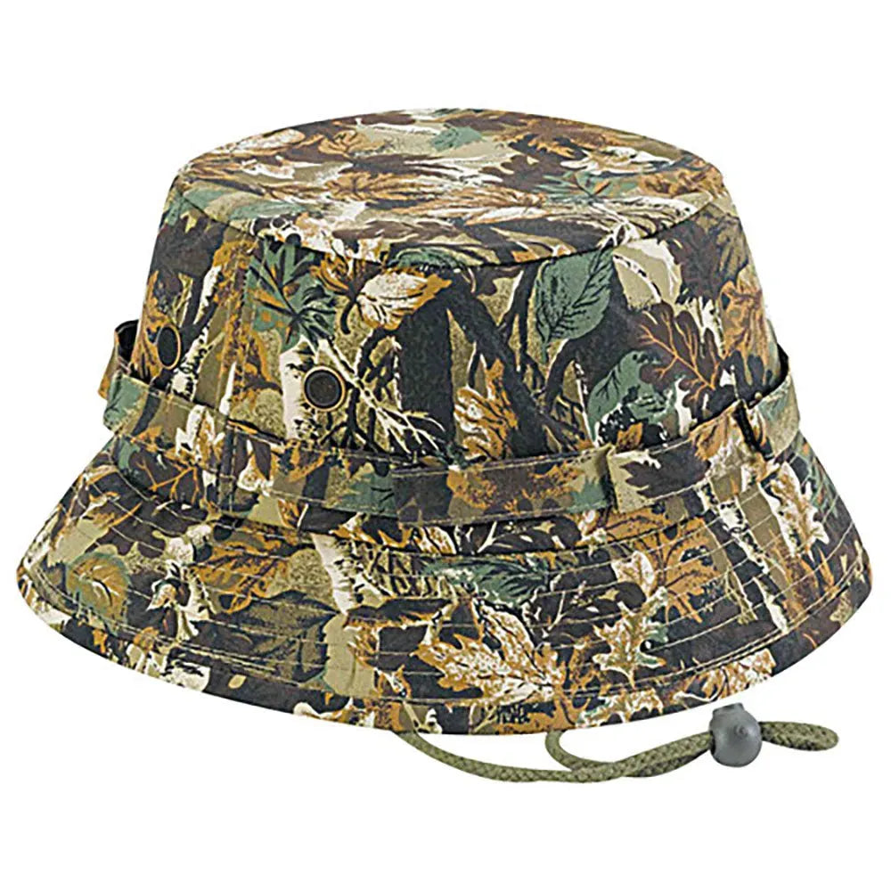 Cubierta de dosel - Sombrero de camuflaje tipo pescador