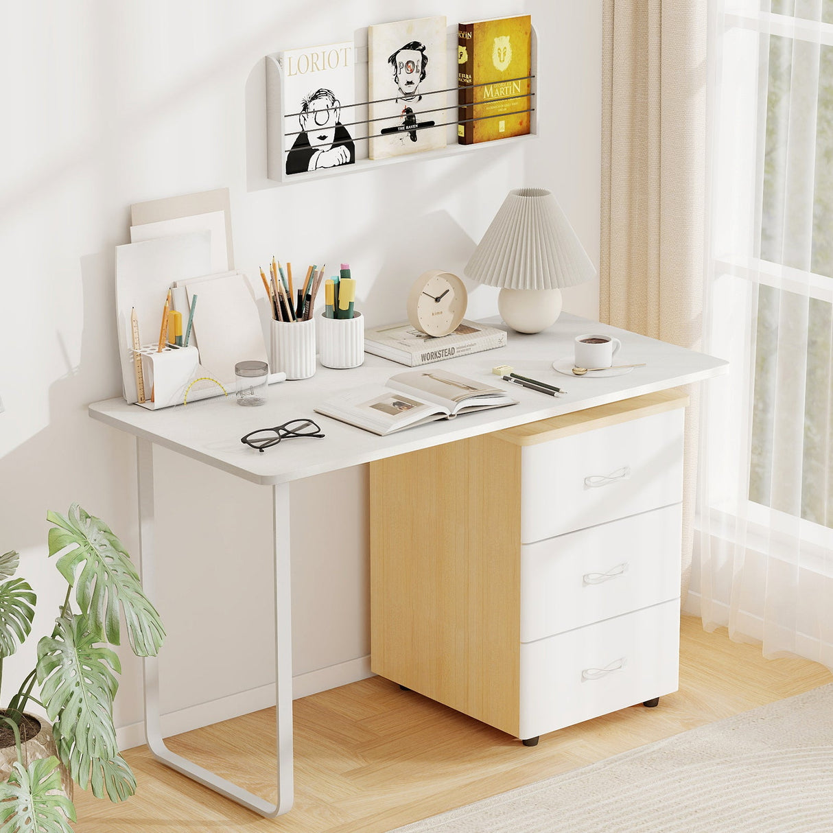 47” x 24” Universal Tabletop for Standard and Standing Desk Frame