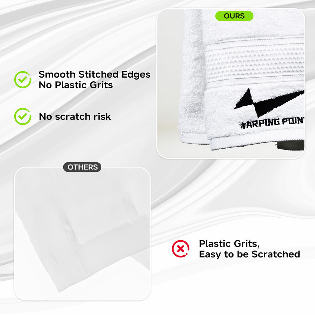 Toalla para pickleball - Blanca