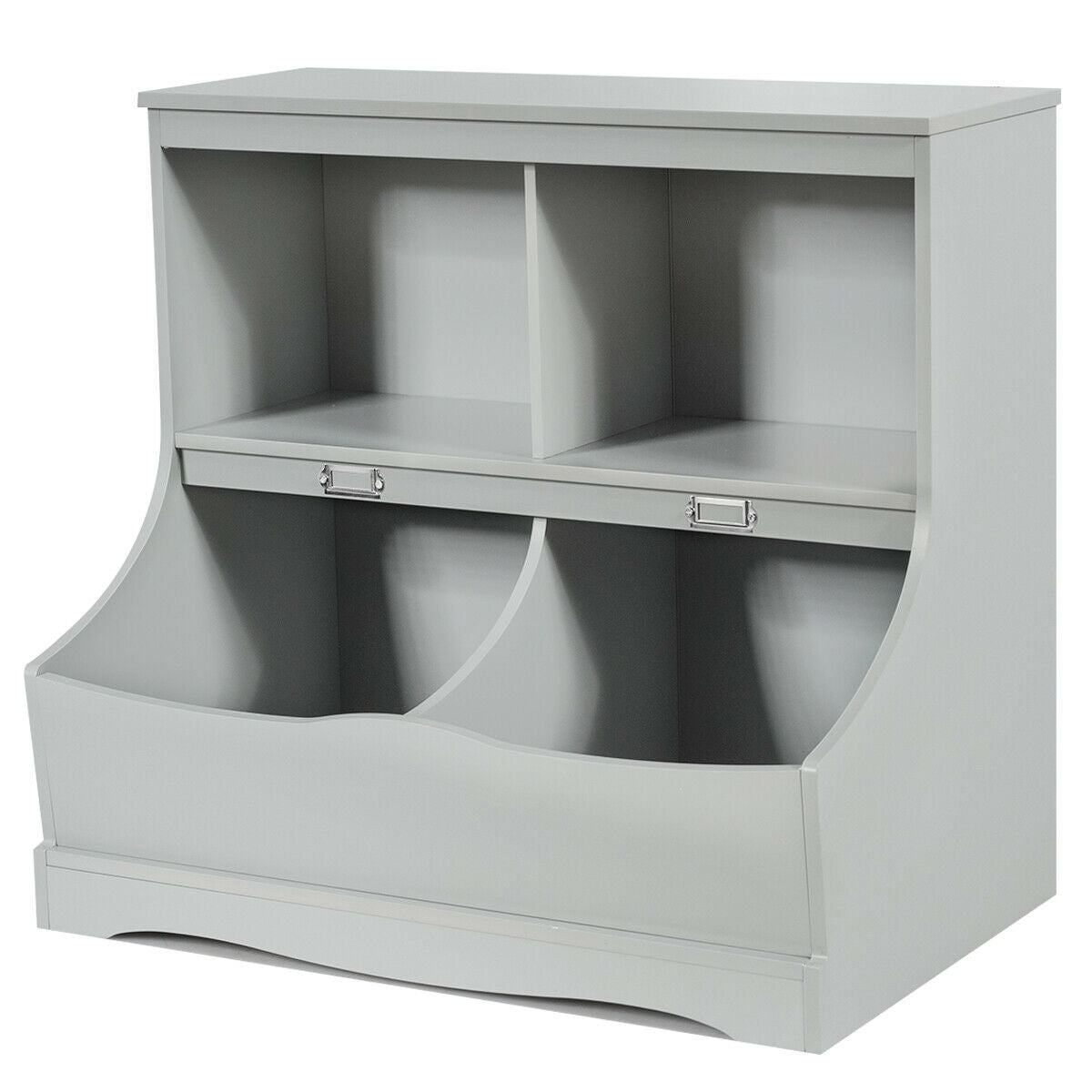 Mueble Bajo Multiusos con Estantería para Niños