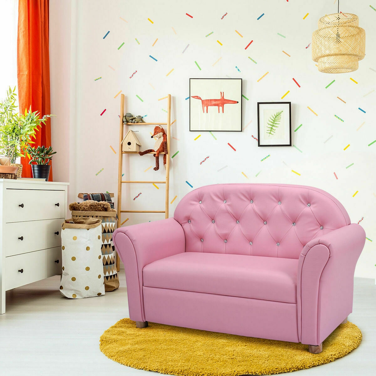 Sofá reclinable/sillón infantil de princesa