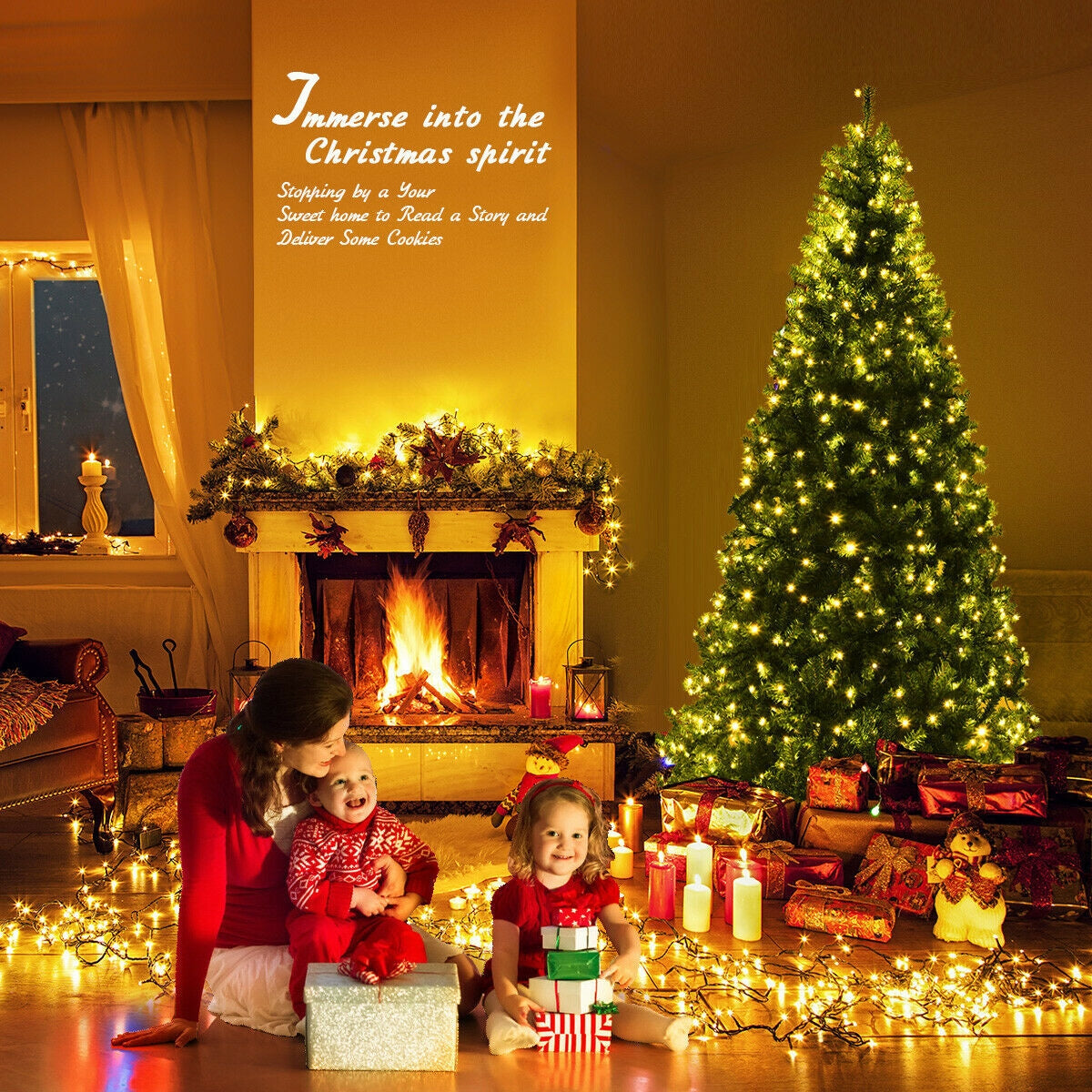 Árbol de Navidad Artificial Premium con Bisagras