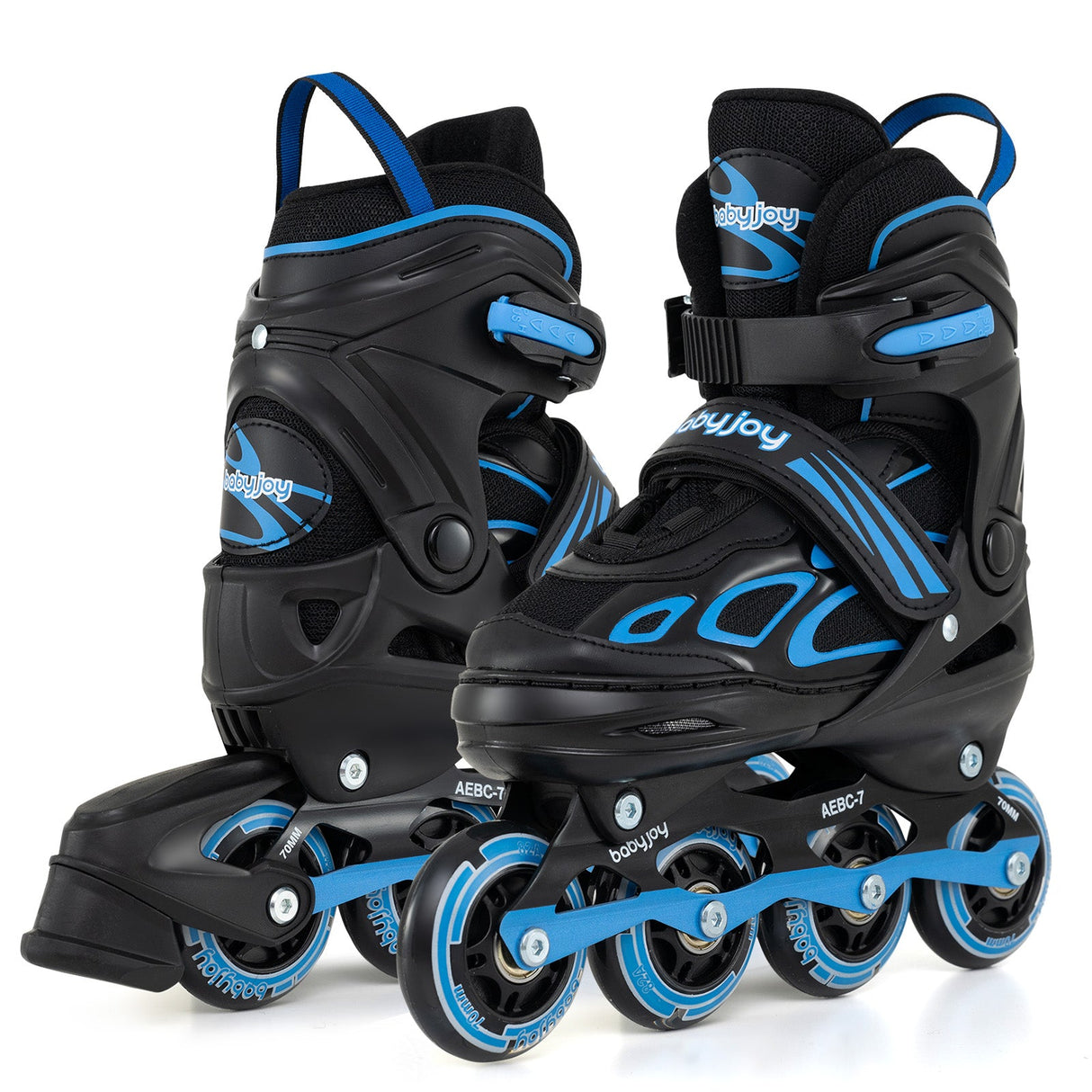 Patines de Cuchilla Ajustables de 4 Tallas con Ruedas Iluminadas para Jóvenes