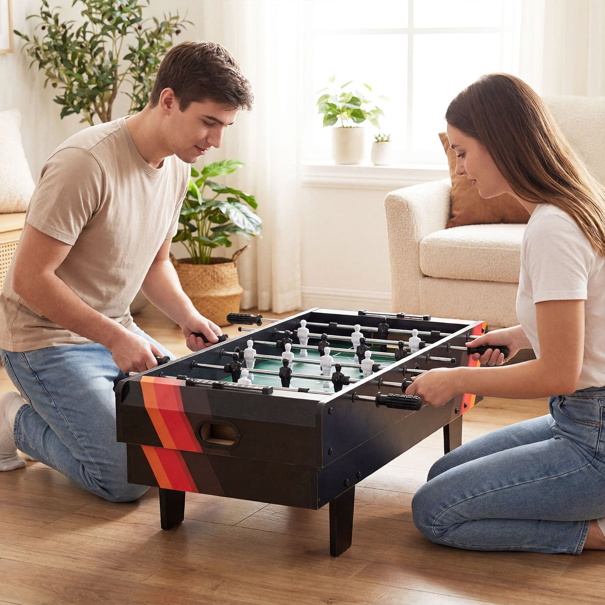 Mesa de juegos combinada 4 en 1 con billar