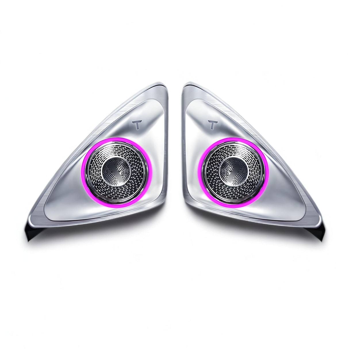 TESERY 4D Rotating LED Ambient Tweeter Speakers for Model Y Juniper / Model 3 Highland